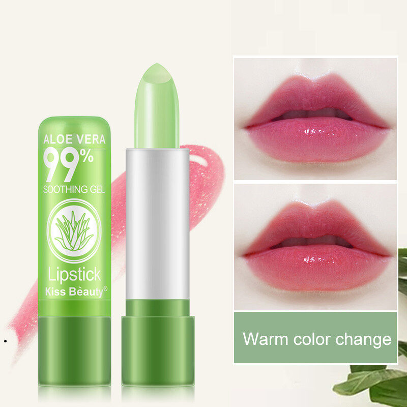 Aloe Vera Lipstick Color Changing Lip Balm Moisturizing