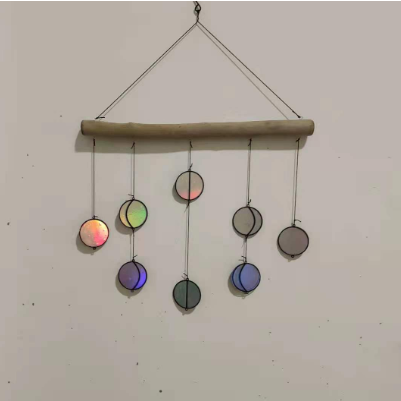 Rainbow Hanging Art Wall Decoration Dyeing Moon Phase