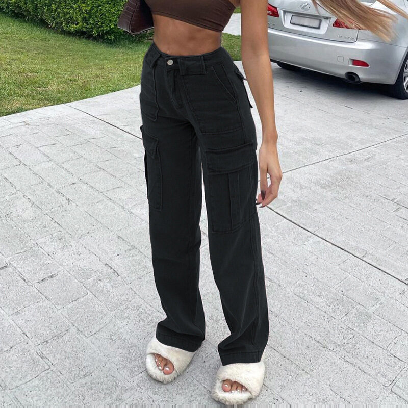 Women Streetwear Fashion Oversize Trouser Cargo Harajuku Sweatpants