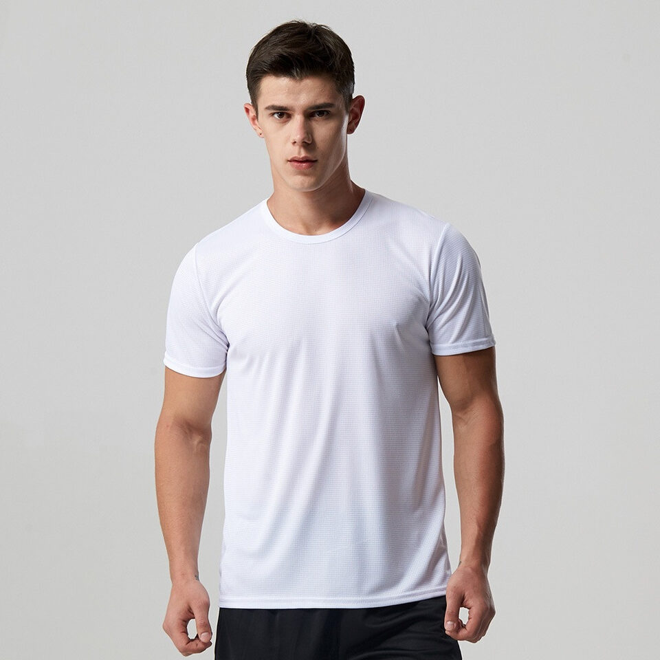 Men Quick Dry T Shirt Running Slim Fit