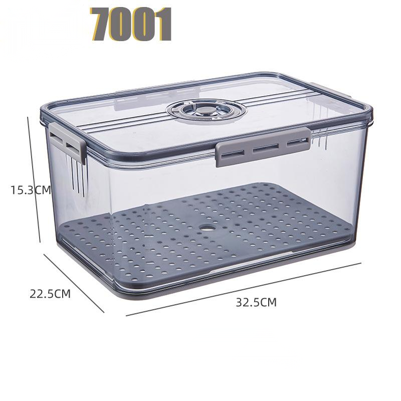 Refrigerator Storage Box Transparent Food Grade PET Plastic