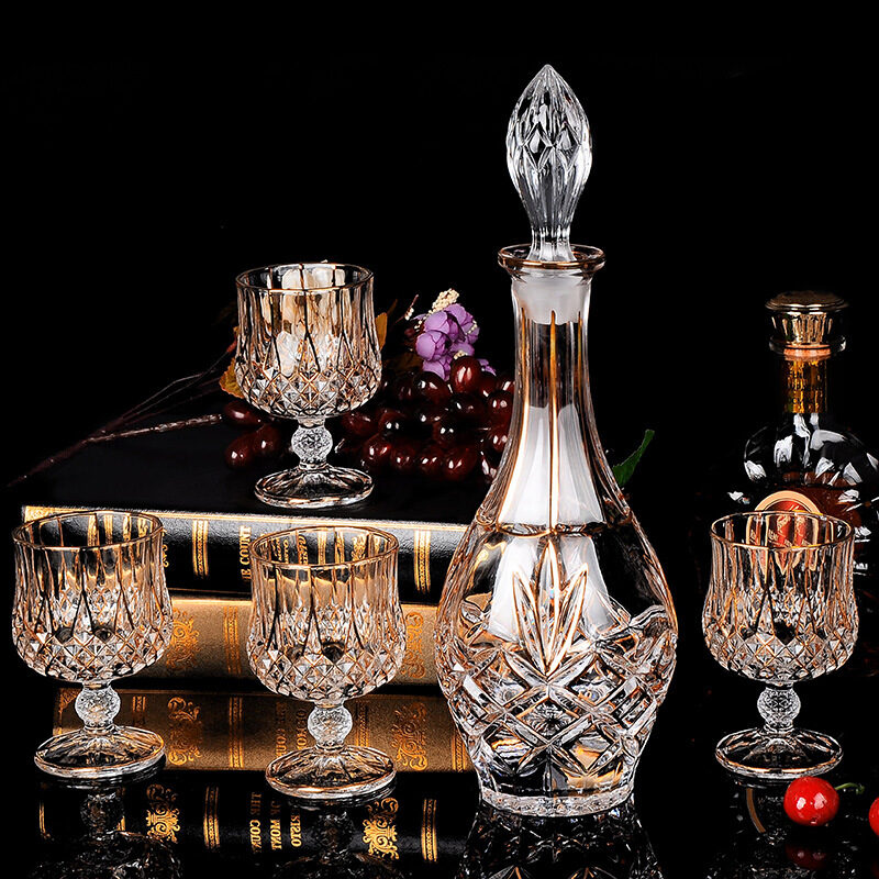 Crystal Glass Whiskey Red Wine Bottle Creative Foreign