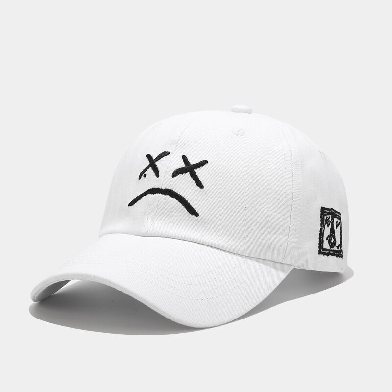 Crying Face Embroidery Baseball Men And Women Outdoor