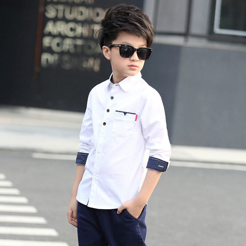 Student Spring And Autumn Trendy Fan Lapel Polka