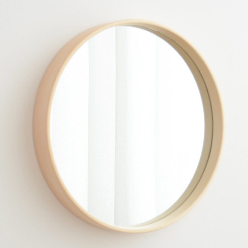 Solid Wood Bathroom Log Wall Hanging Bedroom Mirror
