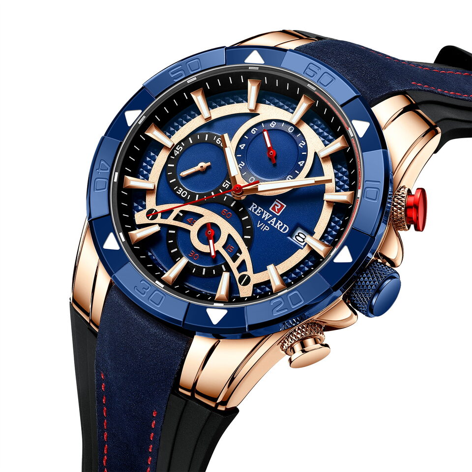 Men's Watch Calendar Tape Quartz Six-pin Business