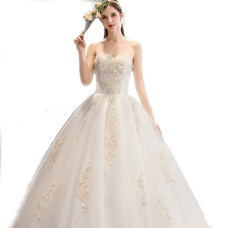 Bride Long-sleeved Forest Super Fairy Dream Luxury Starry