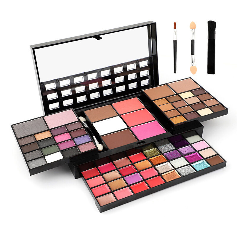 74 Colors Makeup Set Lip Gloss Blush Eyeshadow