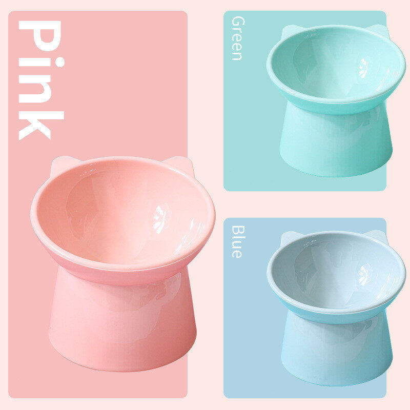 Cat Bowl Oblique Mouth Food Dog