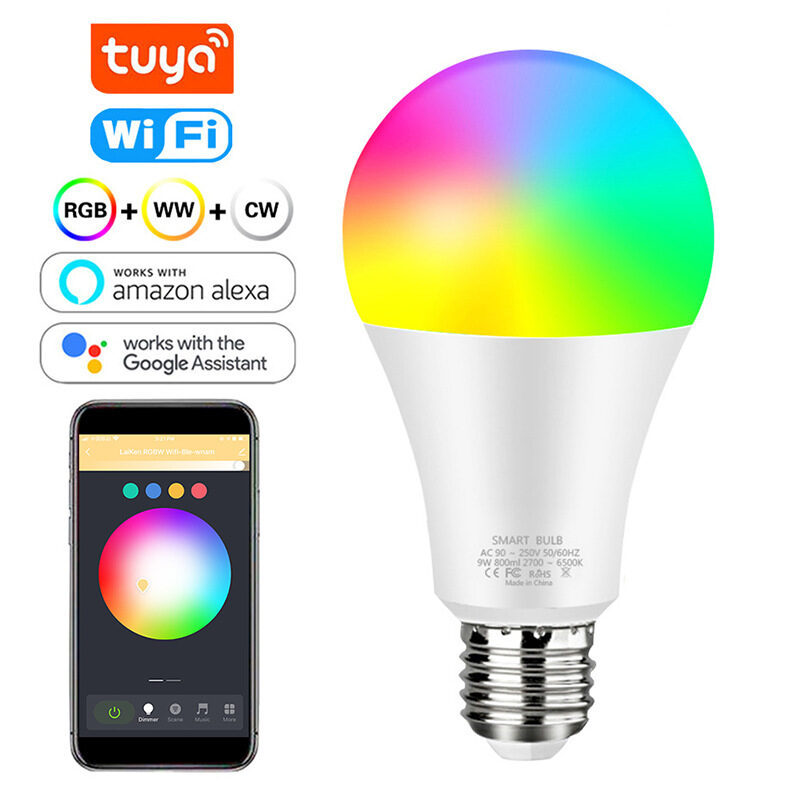 Explosive WiFi Smart Bulb Color Tone Voice Control
