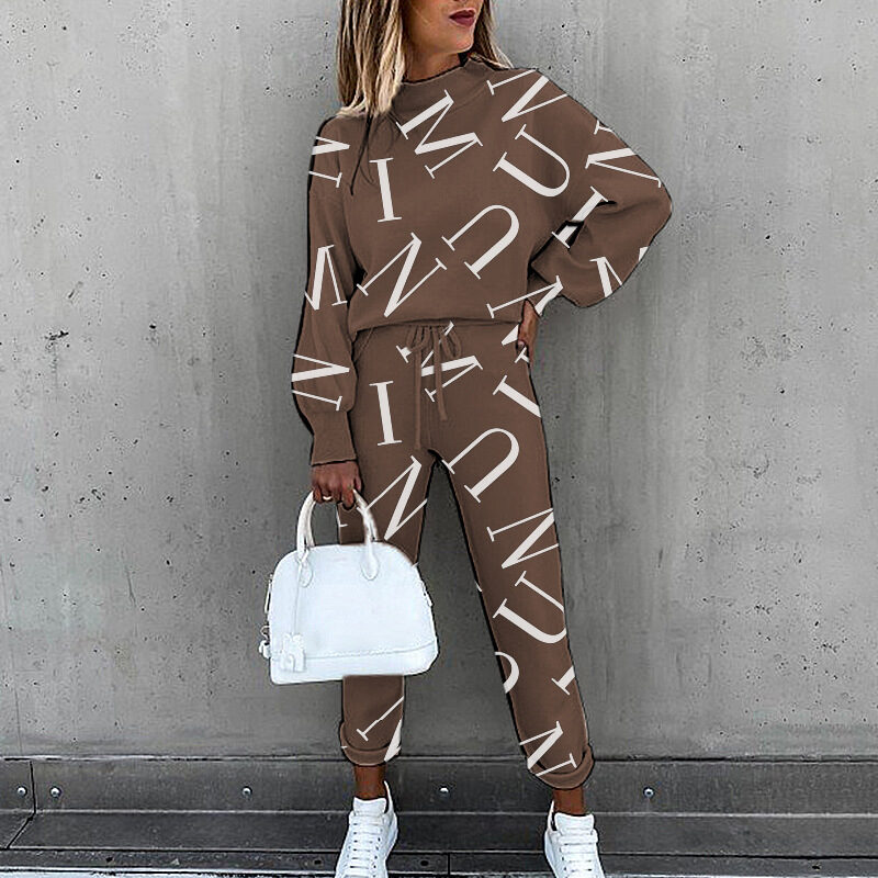 Trouser Suits Sportwear Outfit Pant Sweatshirt Tracksuit Two