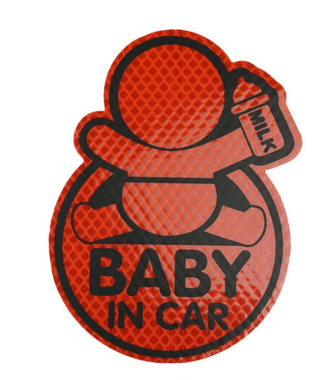 Car Reflective Stickers Baby In Warning