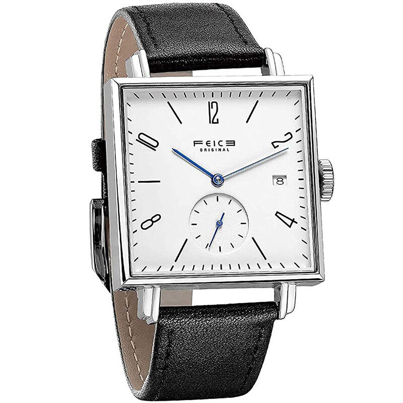 Square Mechanical Watch Automatic Casual Simple Hollow