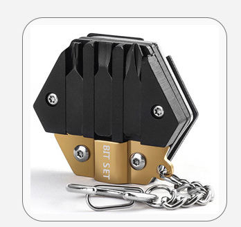 Multifunctional Hexagon Coin Pocket Knife Folding Outdoor Tool