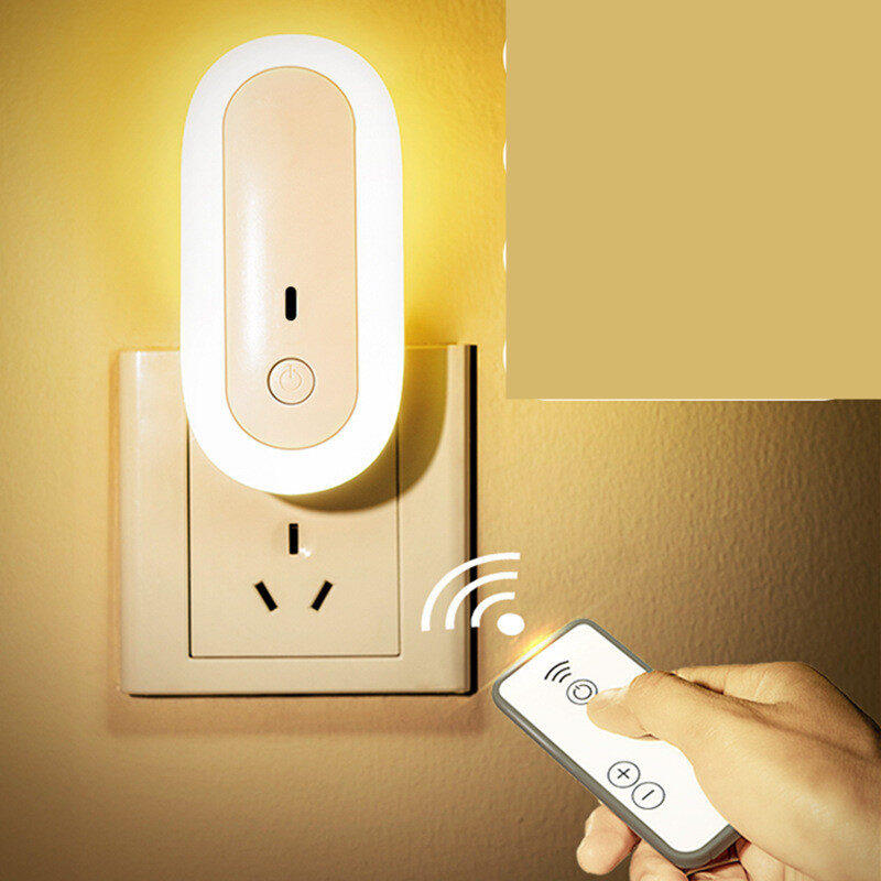 USB Remote Control Wall Lamp Timing Dimming Night