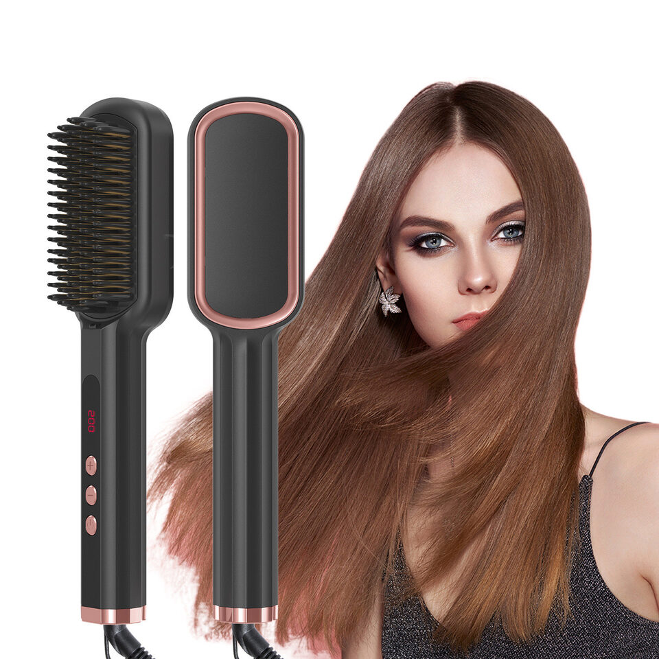 Heating Electric Curling Iron Hair Straightener Multifunctional