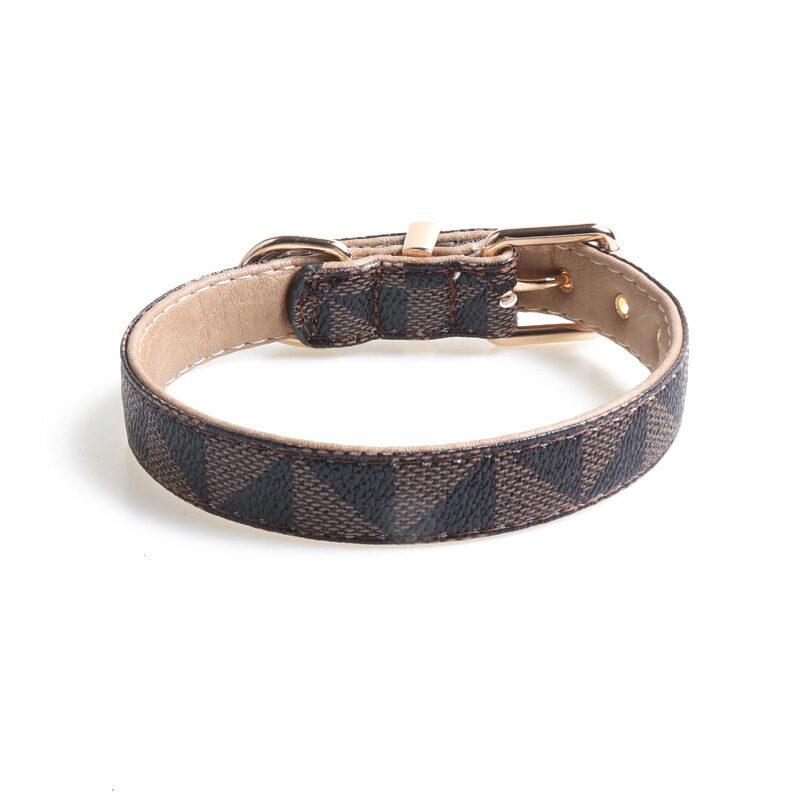 Pet Collar PU Leather Dog Exquisite Fashion