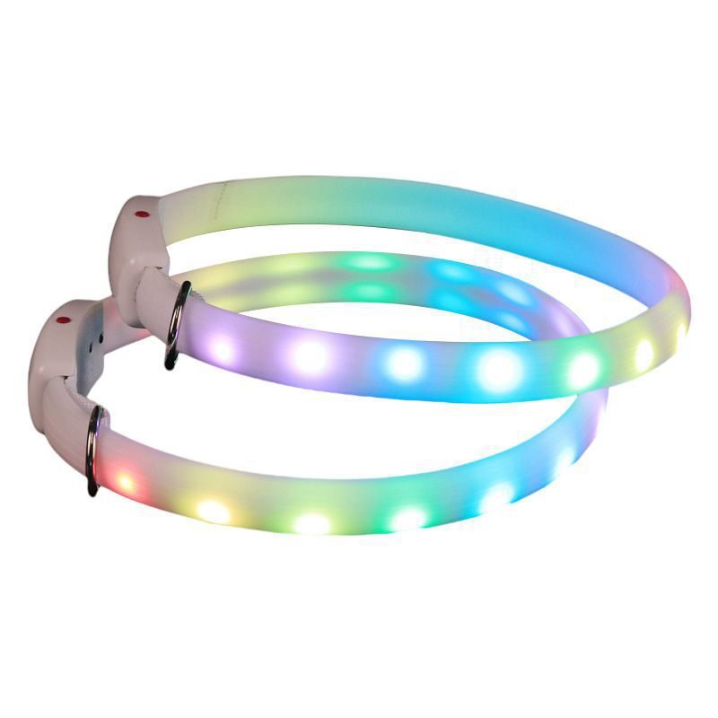 USB Rechargeable Pet Dog LED Glowing Collar Luminous