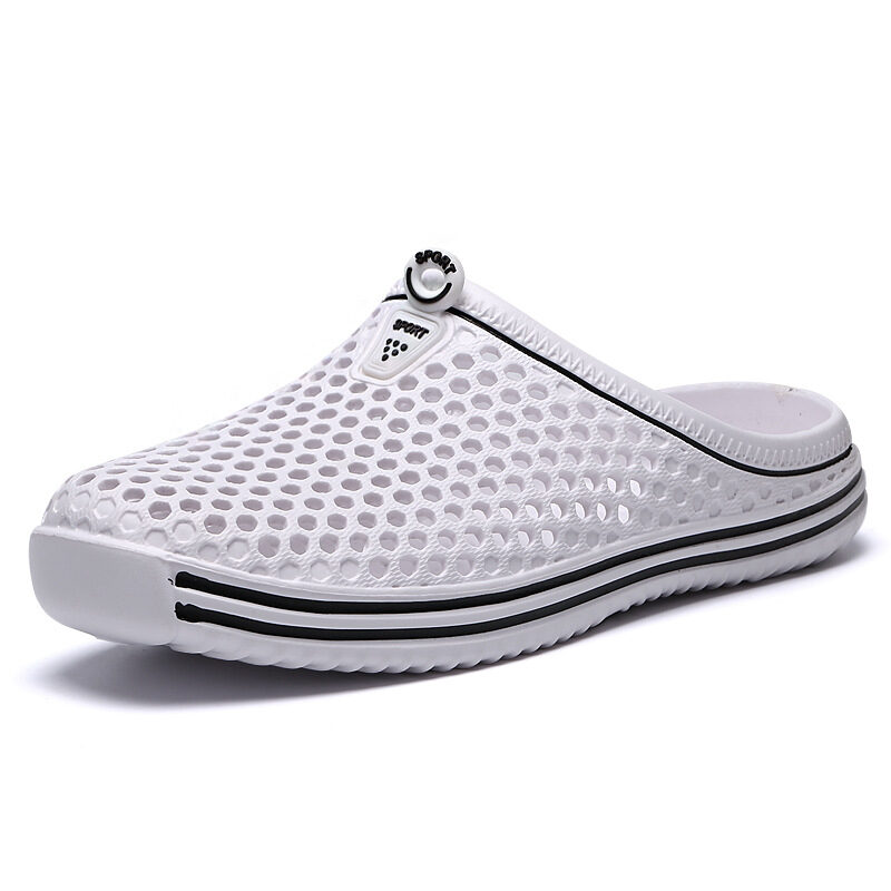 Large Size Beach Hole Baotou Wears Half-drag Sandals