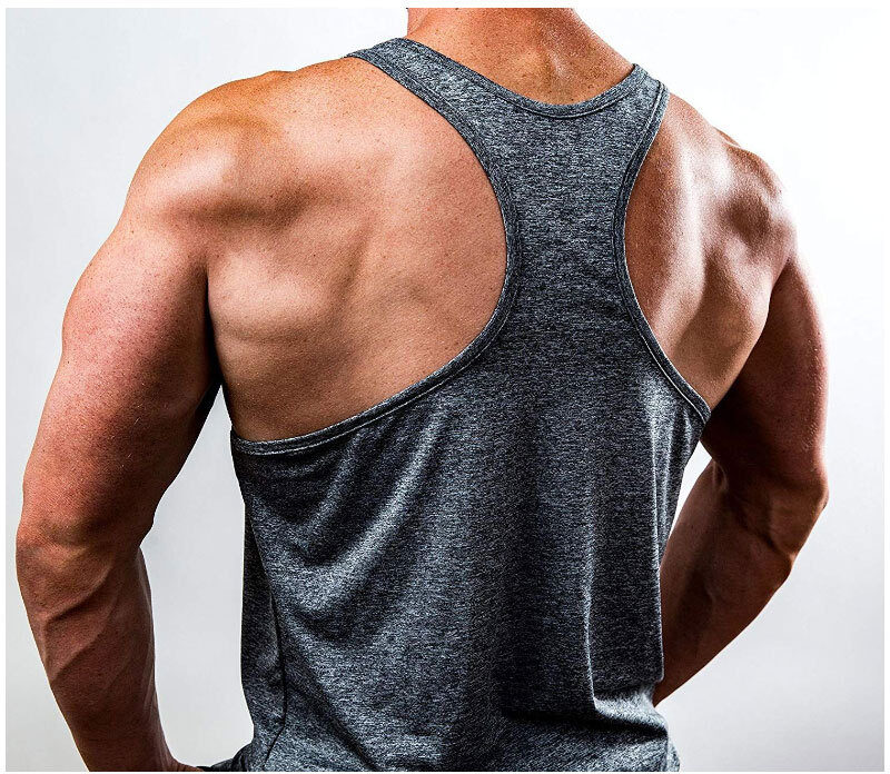 Sublimation Mens Muscle Fitness Sports Workout Cross Fit