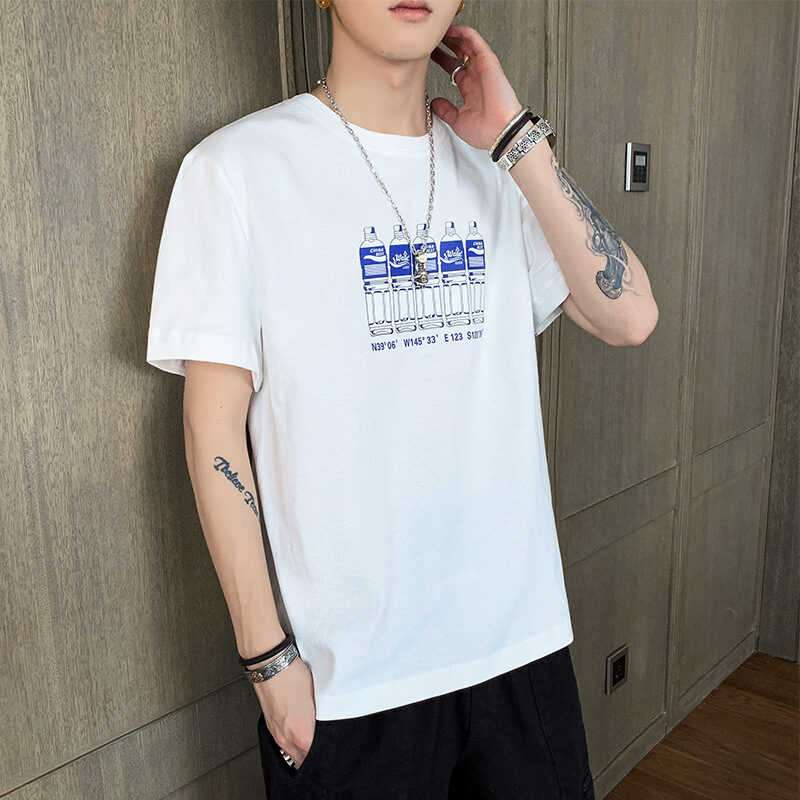 Loose Boys' T-shirt Trendy Cotton Summer