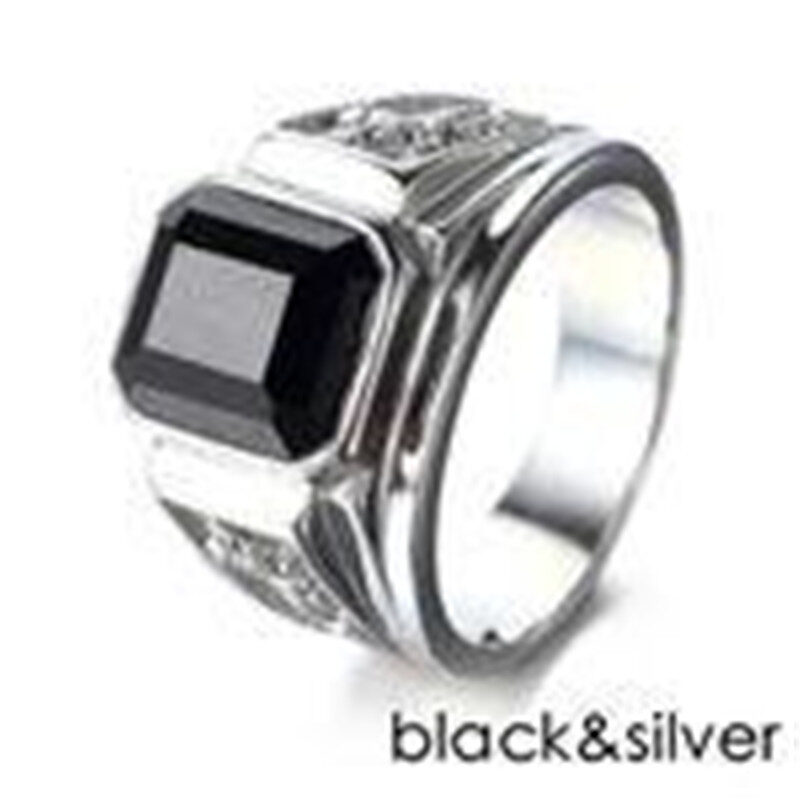 Trendy Fashion Rings Vintage Men's Gold Diamond