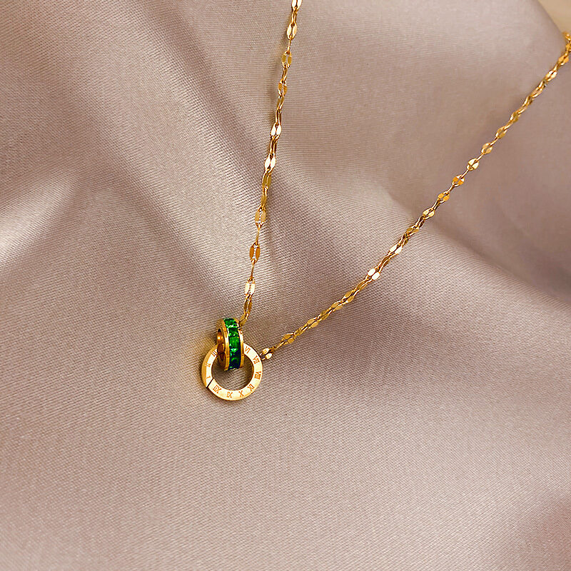 Necklace Pendant Ins Wind Clavicle Chain Simple Couple