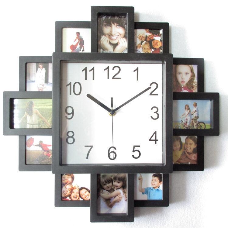 Photo Clock Wall Mute Creative Electronic Watch