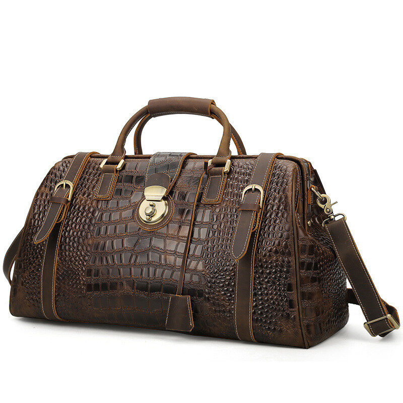 Trendy Cow European And American Men's Leather Pattern