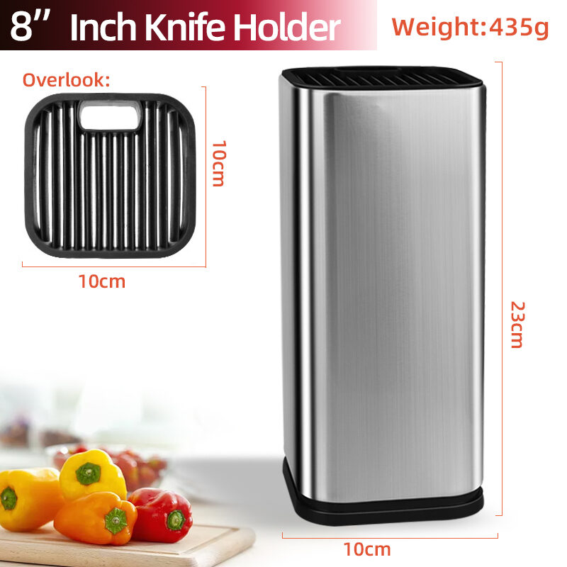 Drainable Knife Chopping Board Holder Size Chopper