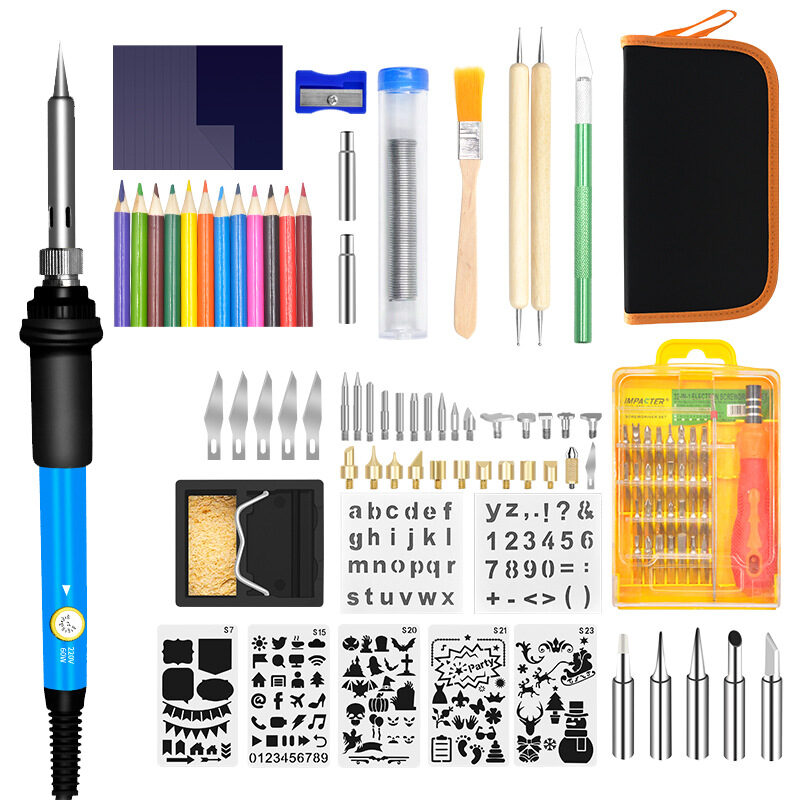 High-power Electric Soldering Iron Set With Internal Heating