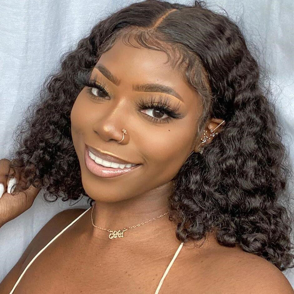 African Small Curly Wigs For Women With Long