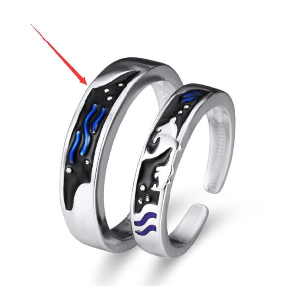 Sea And Whale Epoxy Couple Men Women Pair