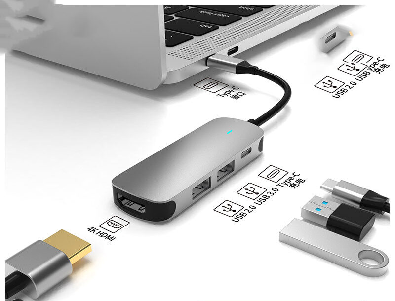 Hub Multi-function HDMI Docking Station Notebook Converter