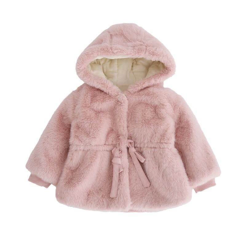 Baby Winter Clothes Kids Plus Velvet Padded Wool