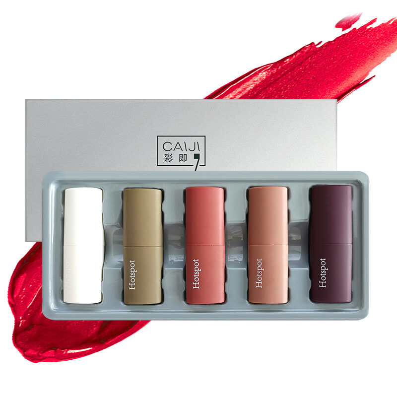 Gift Box Lipstick Set Cosmetic Mousse Velvet Matte