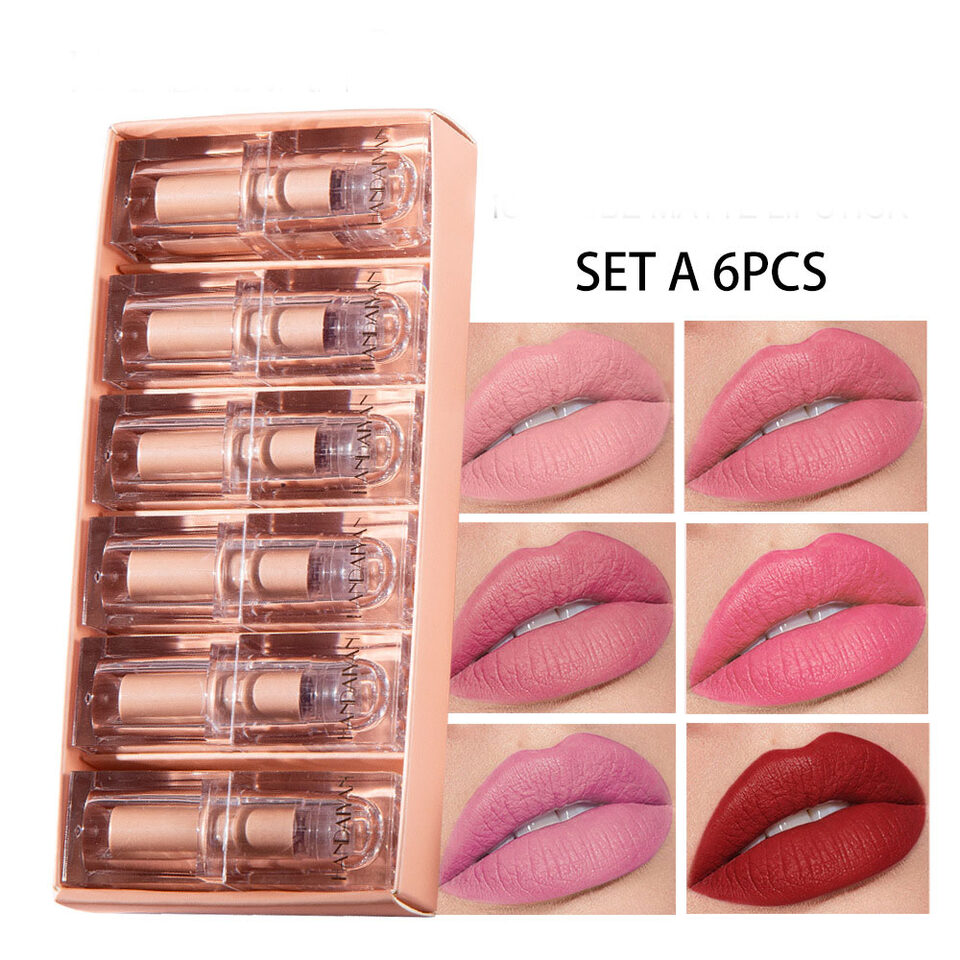 Crystal Square Tube Matte Lipstick Set