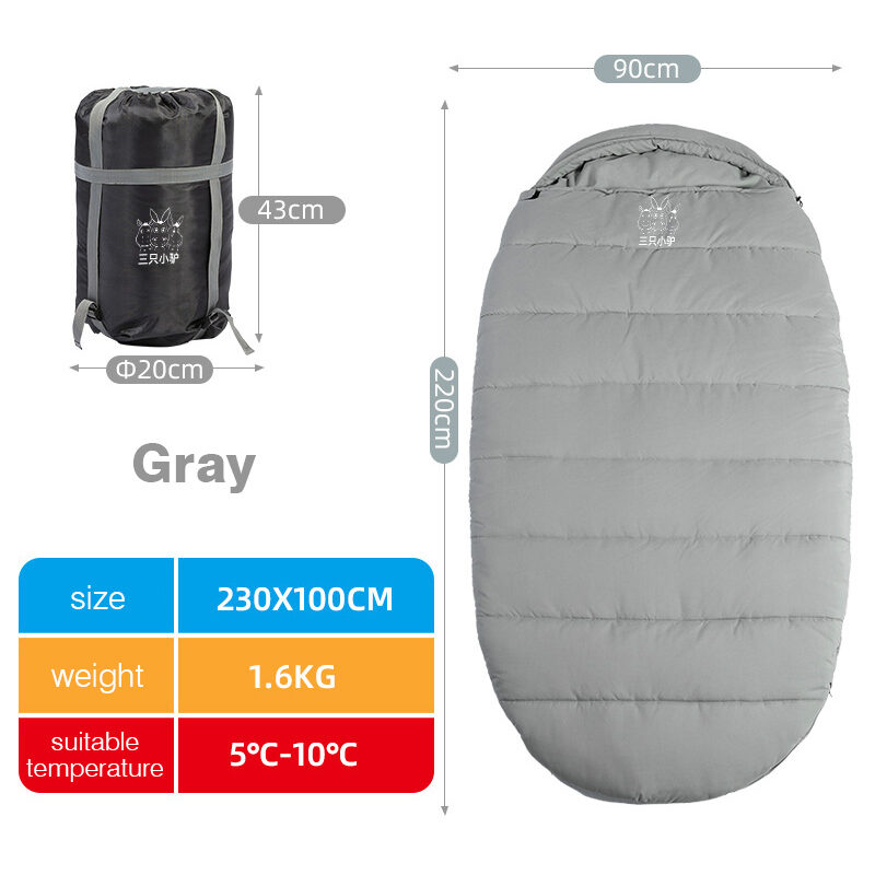 Sleeping Bag Adult Outdoor Camping Winter Thickening Cold