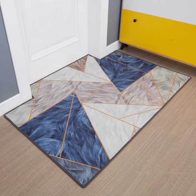 Modern Minimalist Home Entrance Floor Mats Human Door