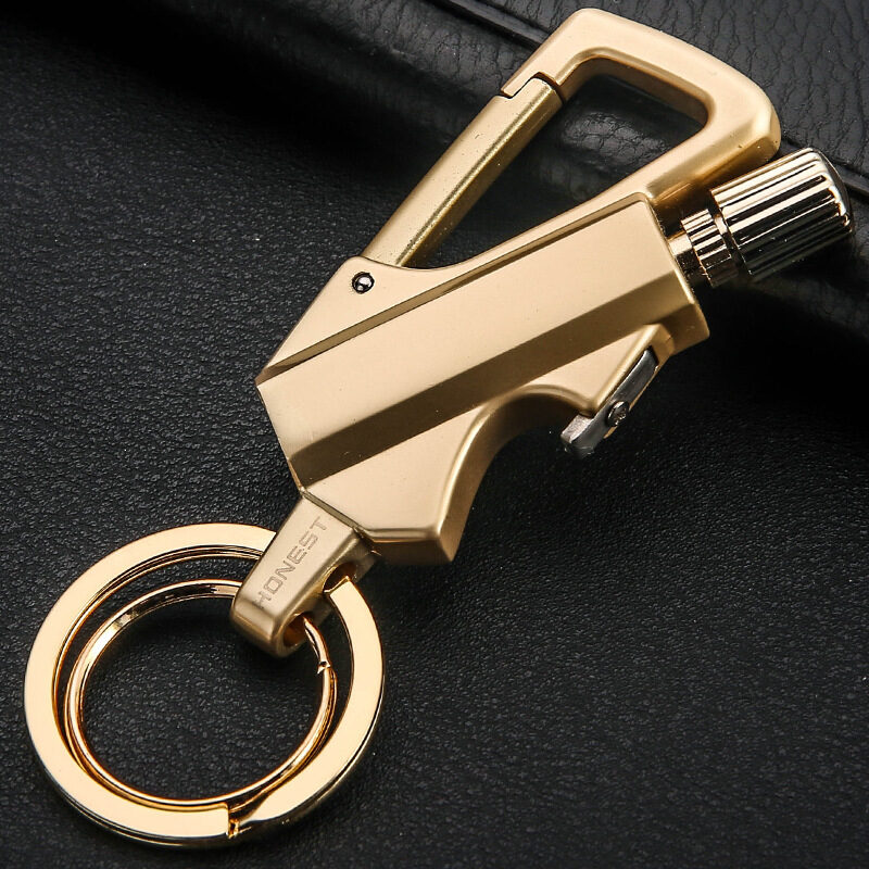 Creative Metal Keychain Lighter Wild Fire Ten Thousand