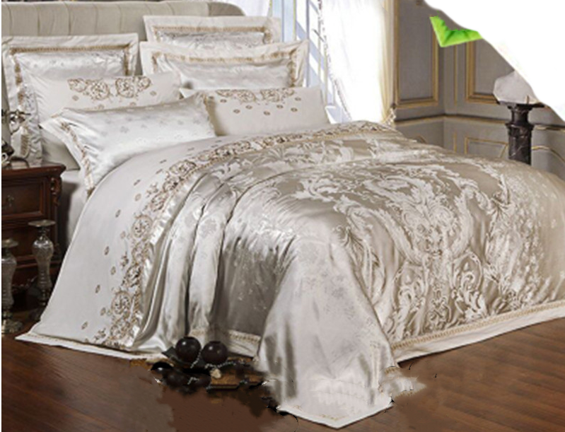 Ice Silk Jacquard European Luxury High-end Linen