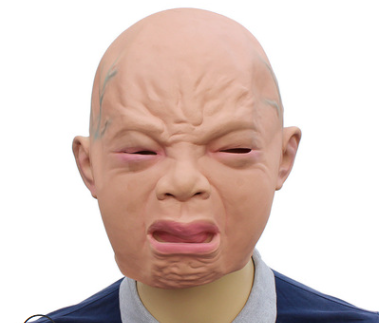 Crying Mask Funny S Y Angry Baby Face