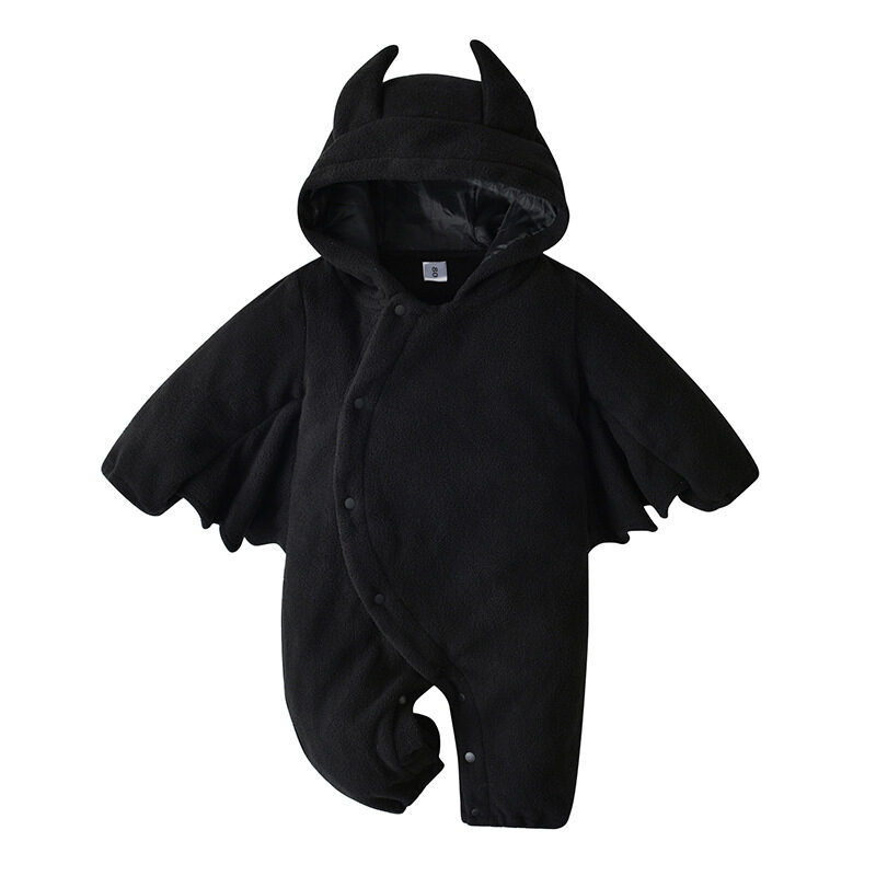 Baby Onesies Halloween Bat Hooded Little Devil Shaped