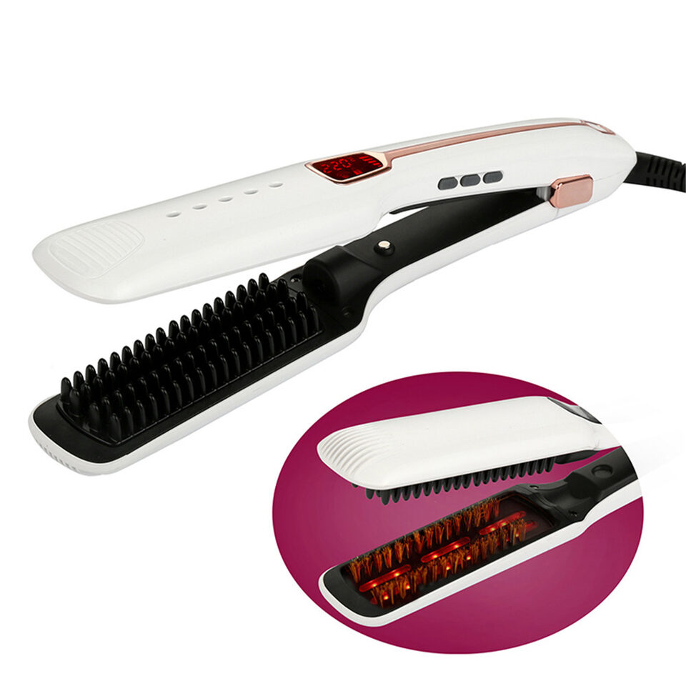 Hair Straightener Multifunctional Steam Spray Straightening Comb Care