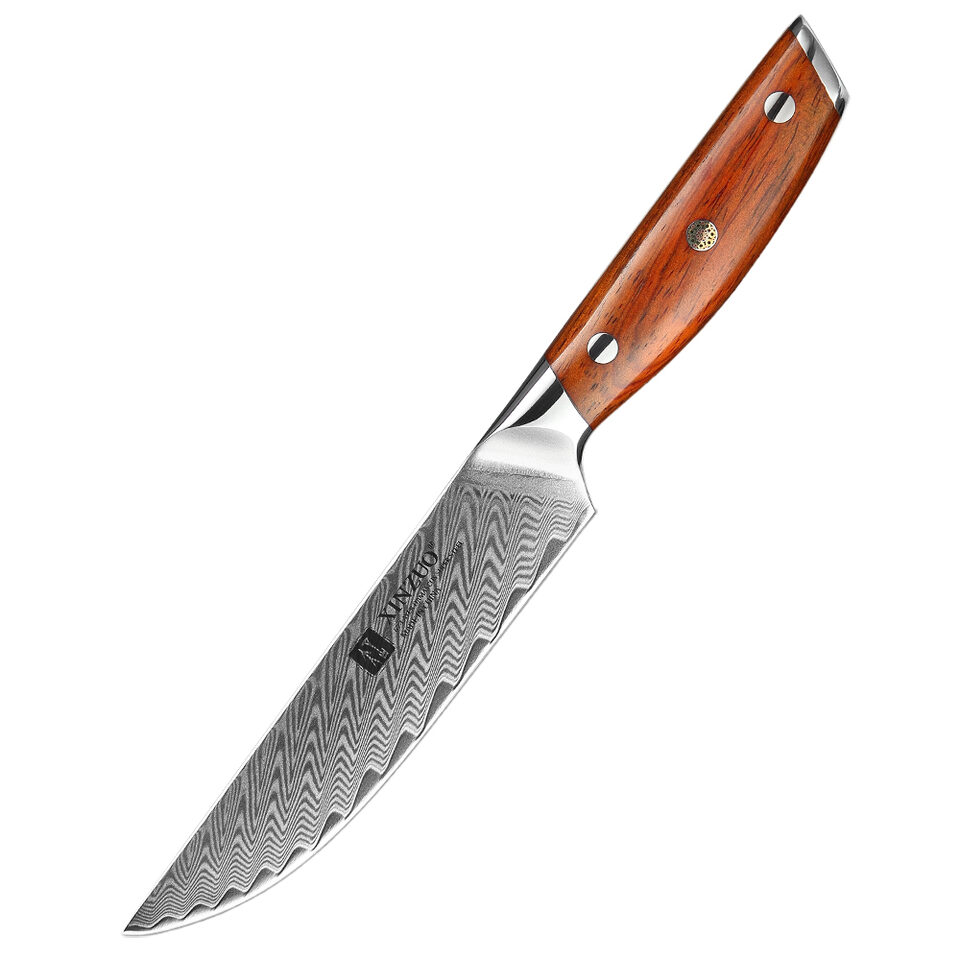 Damascus Steel Knife Professional Steak Set Western Main