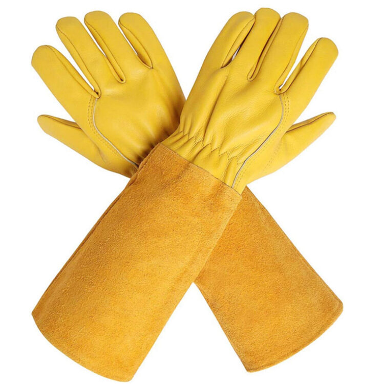 Sheepskin Long Gloves Welding Tool