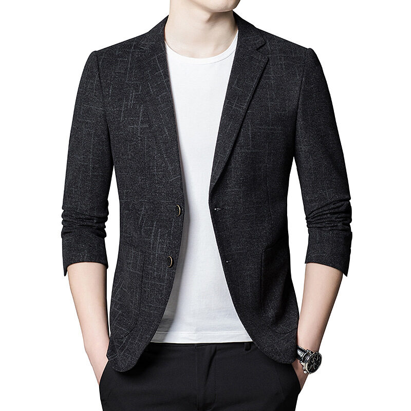 New Korean Elastic Men''s Casual Suit Slim Fashion