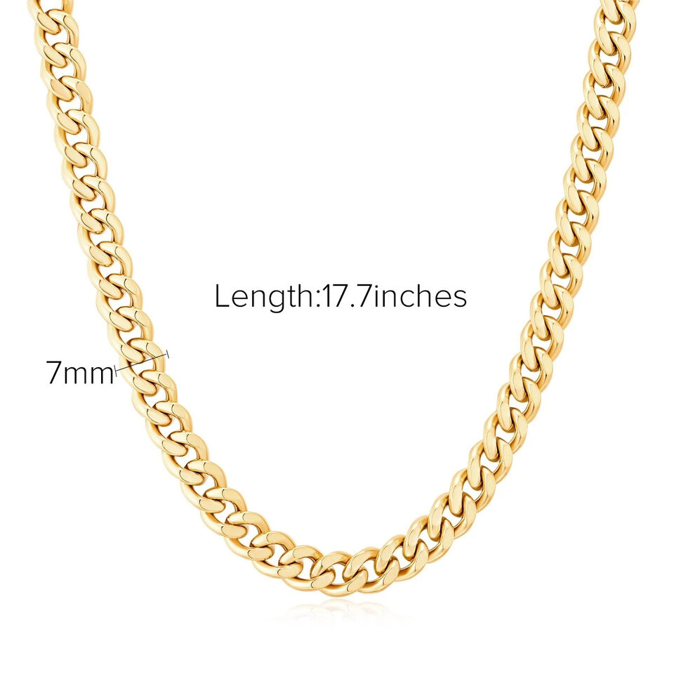 Chunky Necklace Double Snake Chain