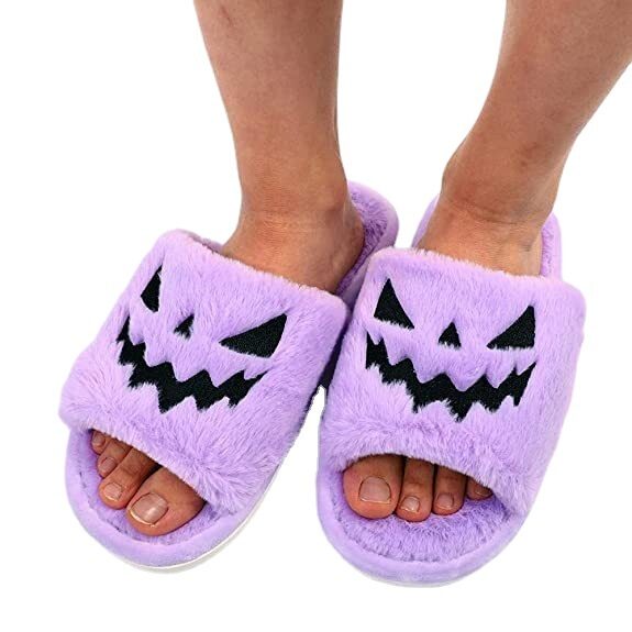 Halloween Women's Soft And Comfortable Plush Slippers Cosplay