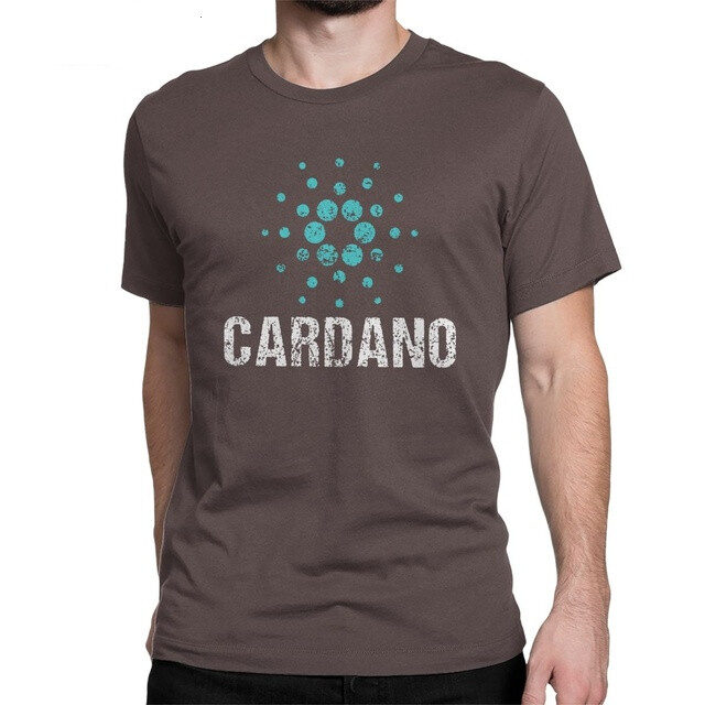 Cardano Ada Logo Cryptos Vintage T Shirts Men